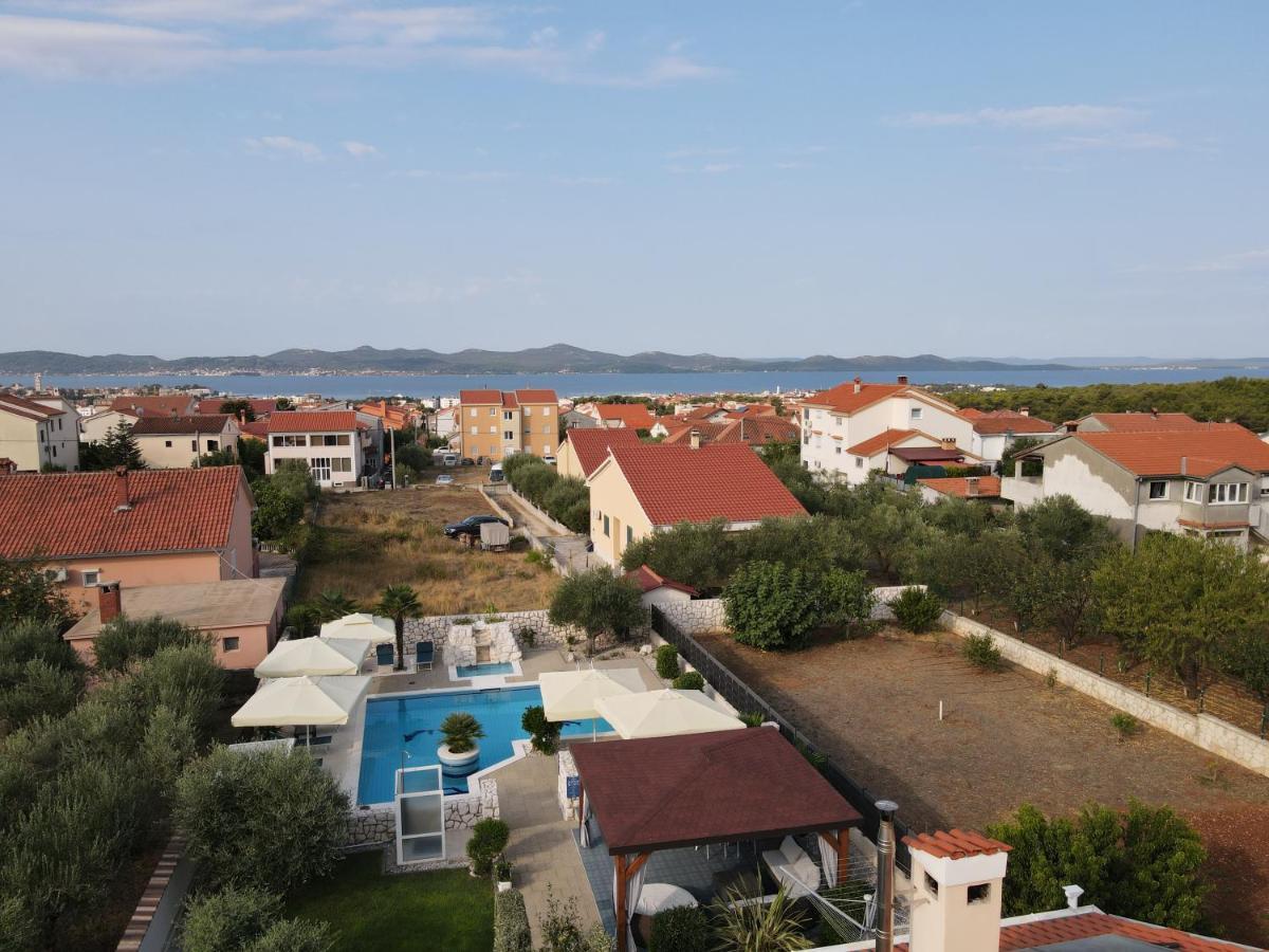 Villa Dalmatina Zadar Mit Pool Exterior foto