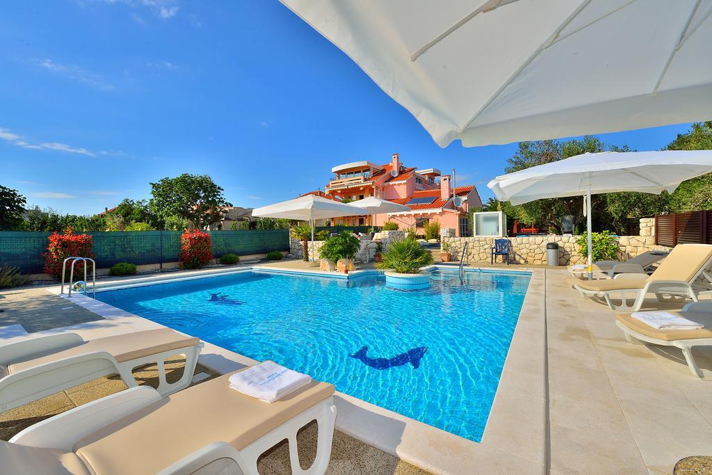 Villa Dalmatina Zadar Mit Pool Exterior foto